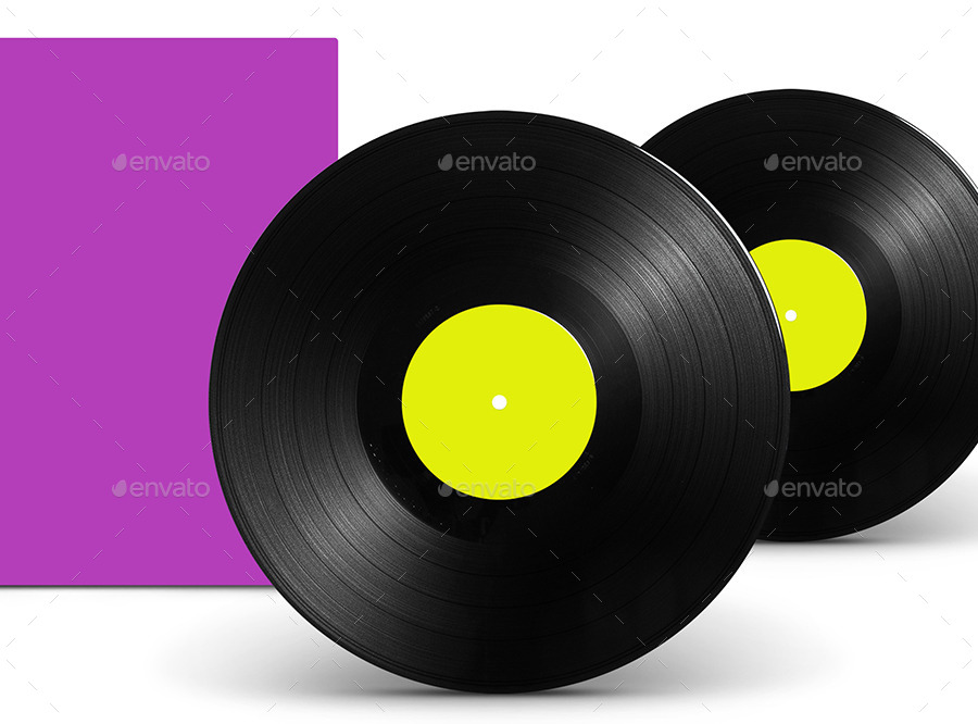 Vinyl and Cover Mockup by riyanherd | GraphicRiver